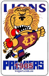 Lions 1905 WEG Fridge Magnet FREE POST WITHIN AUSTRALIA